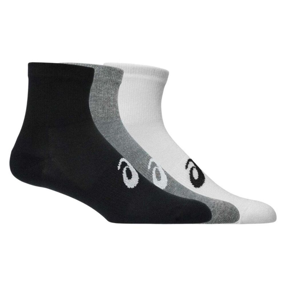 Asics Mens Quarter Ankle Socks (Pack of 3) / Multicolored